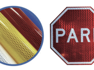 Películas retrorreflectivas prismáticas